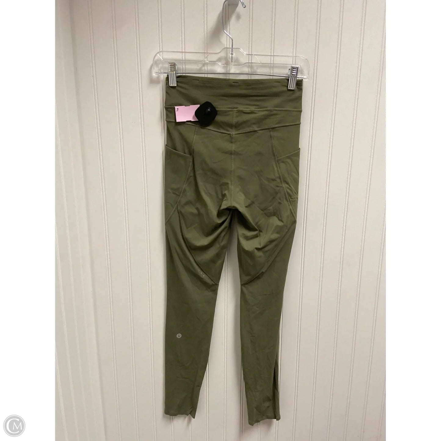 Athletic Leggings Capris By Lululemon In Green, Size: S