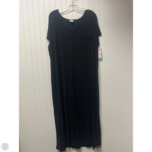 Dress Casual Maxi By Soma In Black, Size: 1x