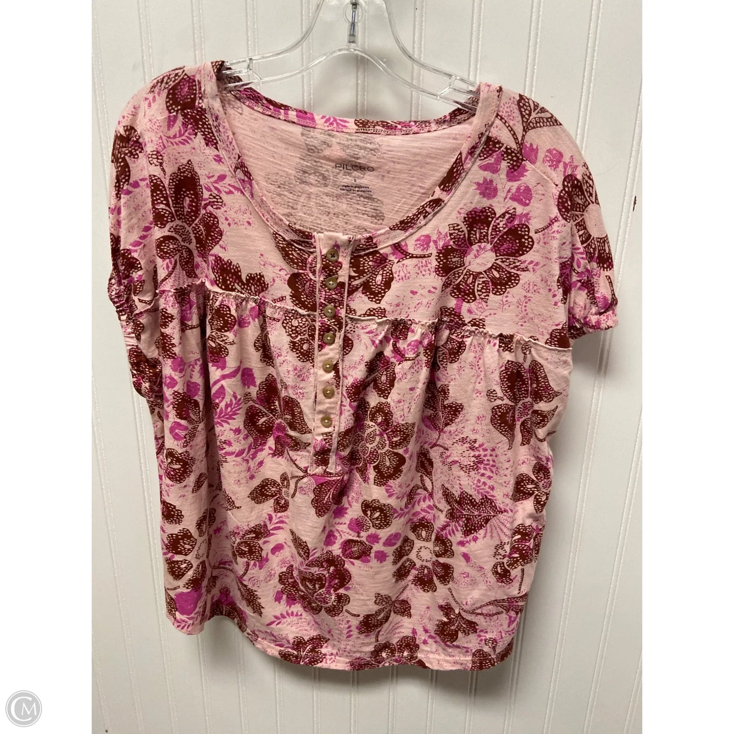 Top Sleeveless By Pilcro In Pink, Size: S