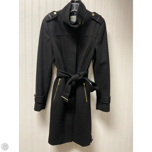 Coat Trench Coat By Cole-haan In Black, Size: L
