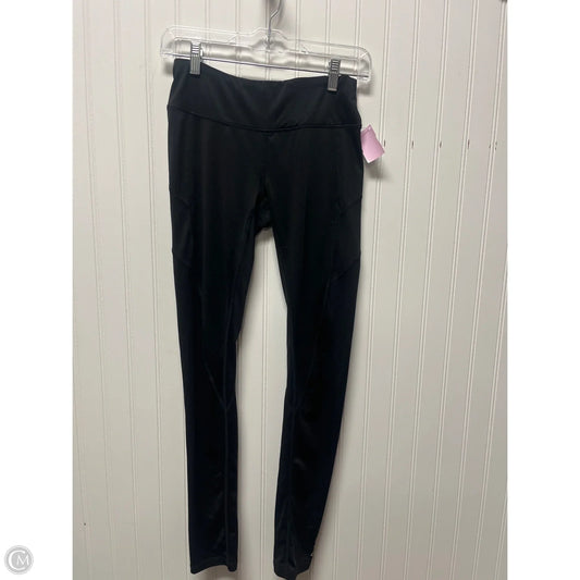 Athletic Leggings By Reebok In Black, Size: Xs