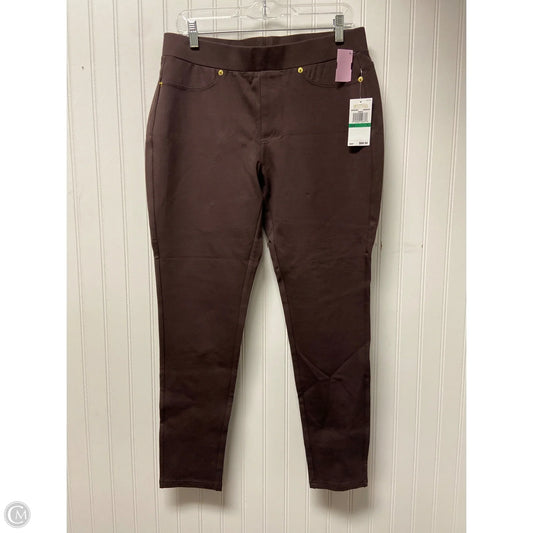 Pants Leggings By Michael By Michael Kors In Brown, Size: L