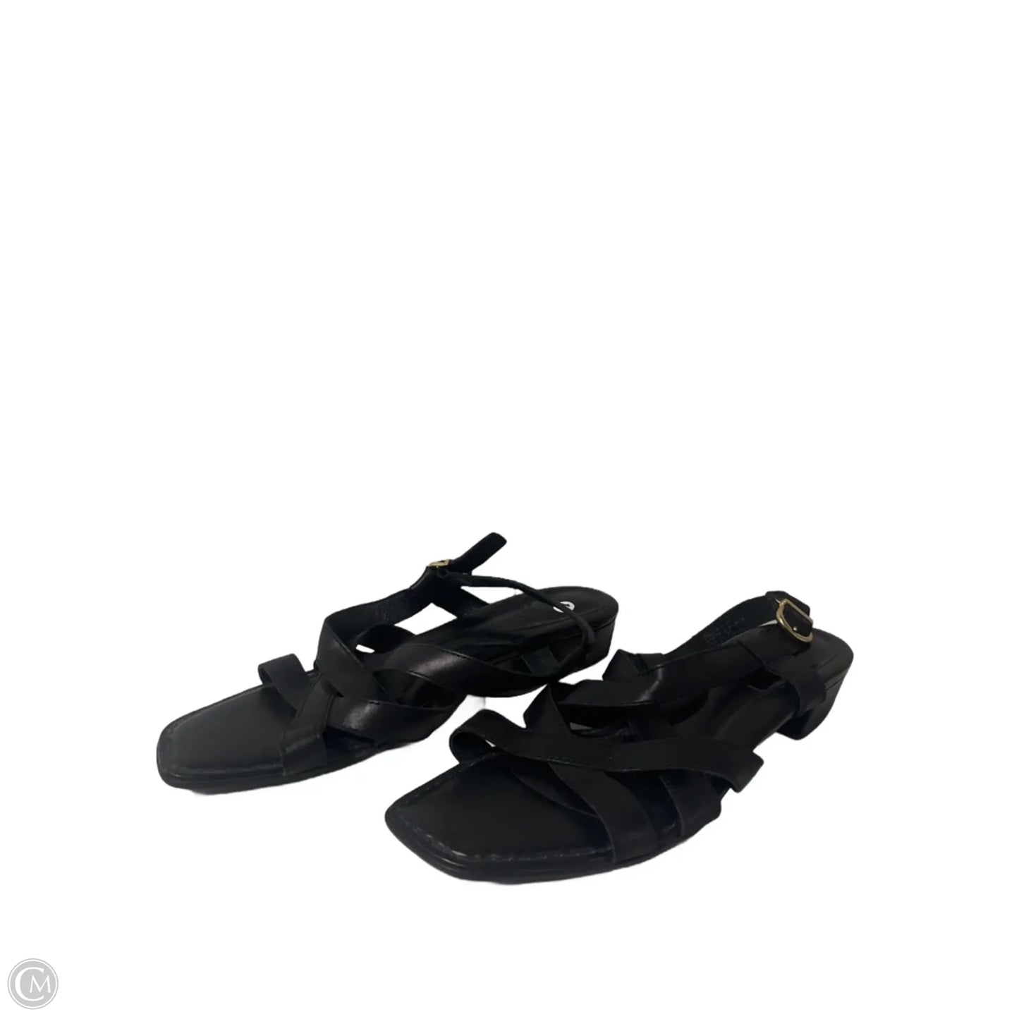 Sandals Heels Block By Born In Black, Size: 10