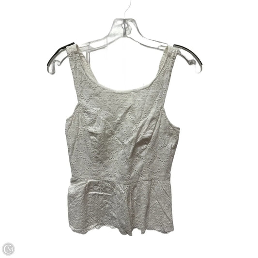 Top Sleeveless Designer By Lilly Pulitzer In White, Size: S