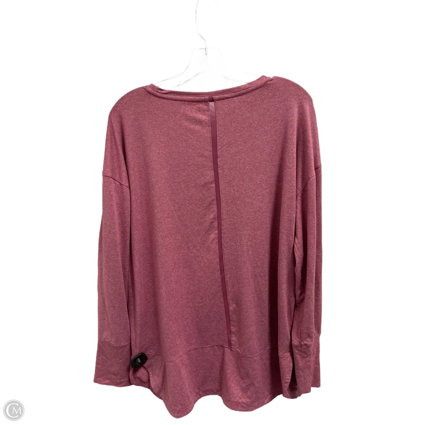 Athletic Top Long Sleeve Crewneck By Apana In Pink, Size: Xl