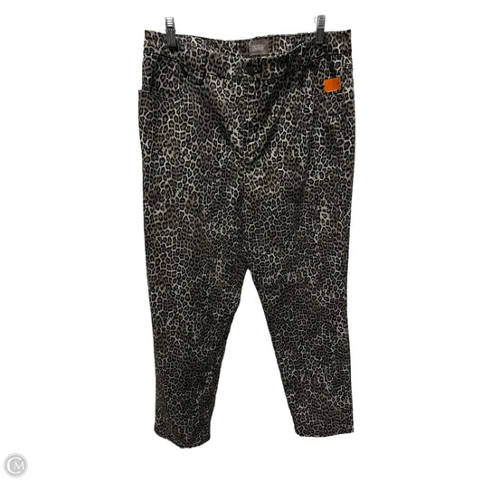 Jeans Skinny By Chicos In Animal Print, Size: 12