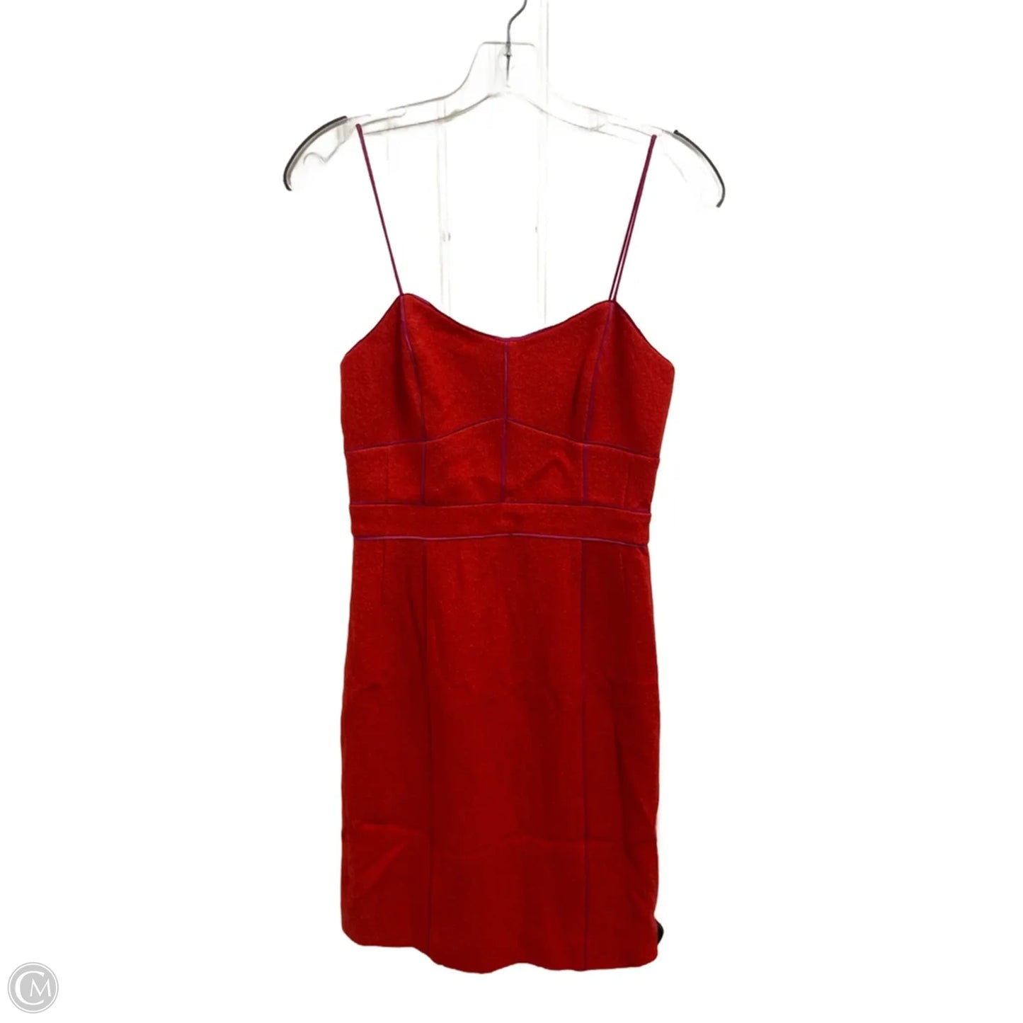 Dress Party Midi By Banana Republic In Red, Size: Xs