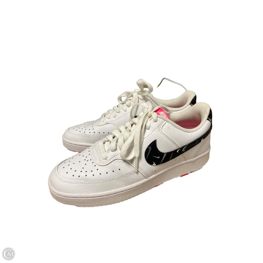 Shoes Sneakers By Nike In Black & White, Size: 8
