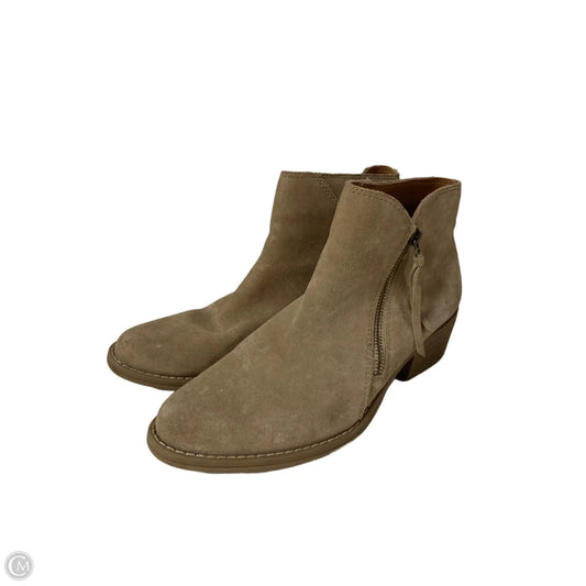 Boots Ankle Heels By White Mountain In Brown, Size: 9