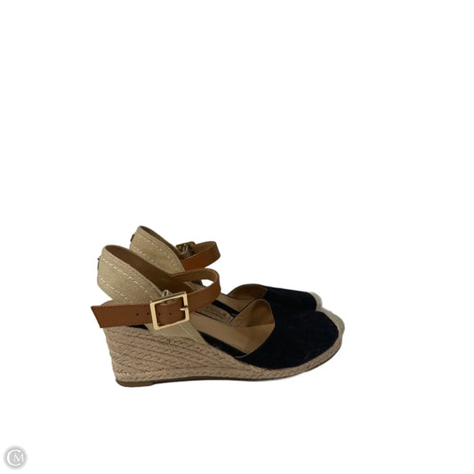 Shoes Heels Wedge By Tommy Hilfiger In Black, Size: 6.5