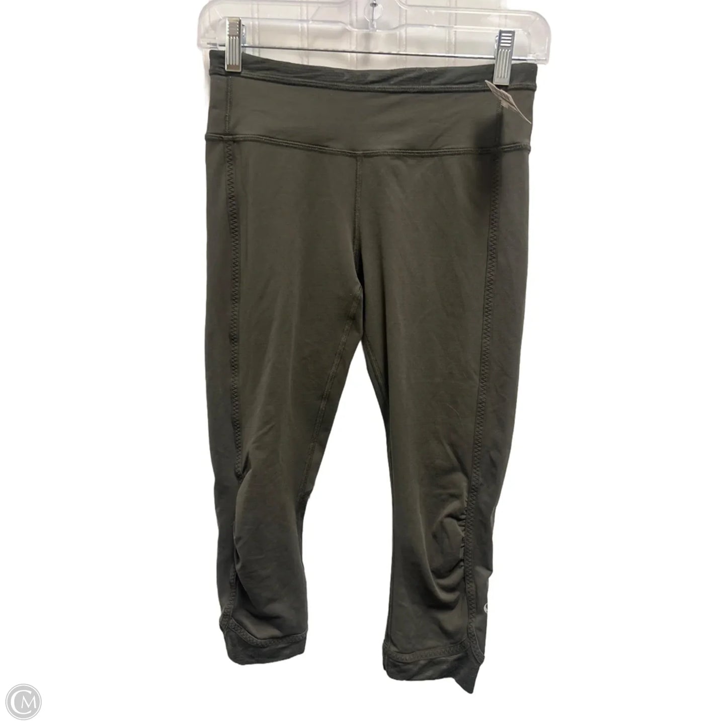 Athletic Leggings Capris By Lululemon In Green, Size: S