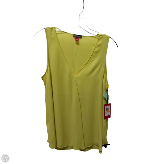 Top Sleeveless By Vince Camuto In Yellow, Size: M