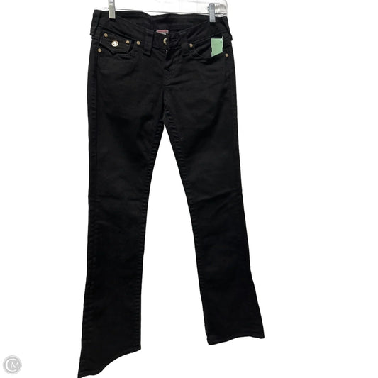 Jeans Boot Cut By True Religion In Black, Size: 2