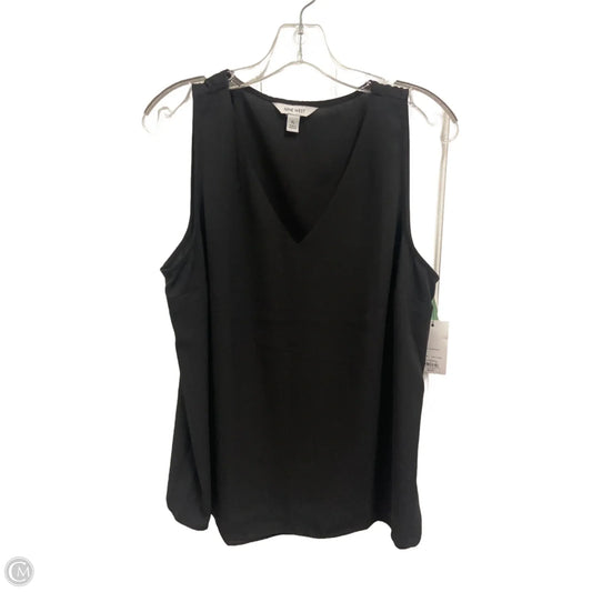 Top Sleeveless By Nine West In Black, Size: Xl