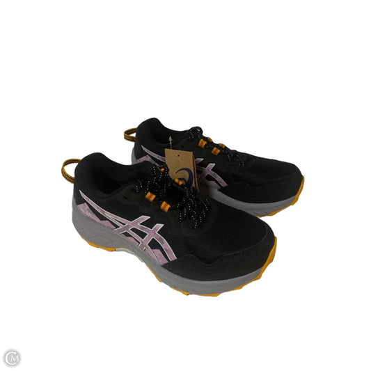 Shoes Athletic By Asics In Black & Purple, Size: 7
