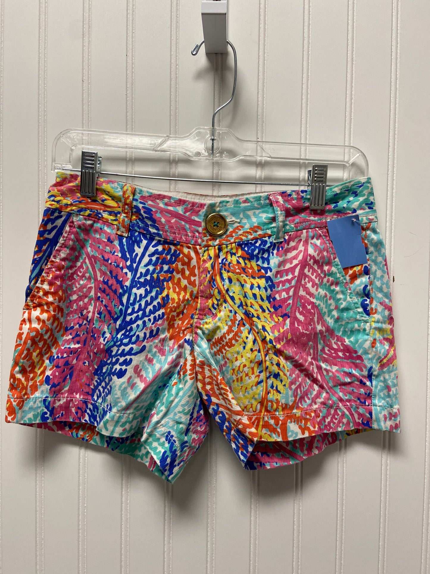 Shorts Designer By Lilly Pulitzer In Orange & Pink, Size: 0