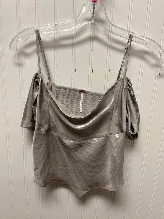 Top Sleeveless By Free People In Silver, Size: Sp