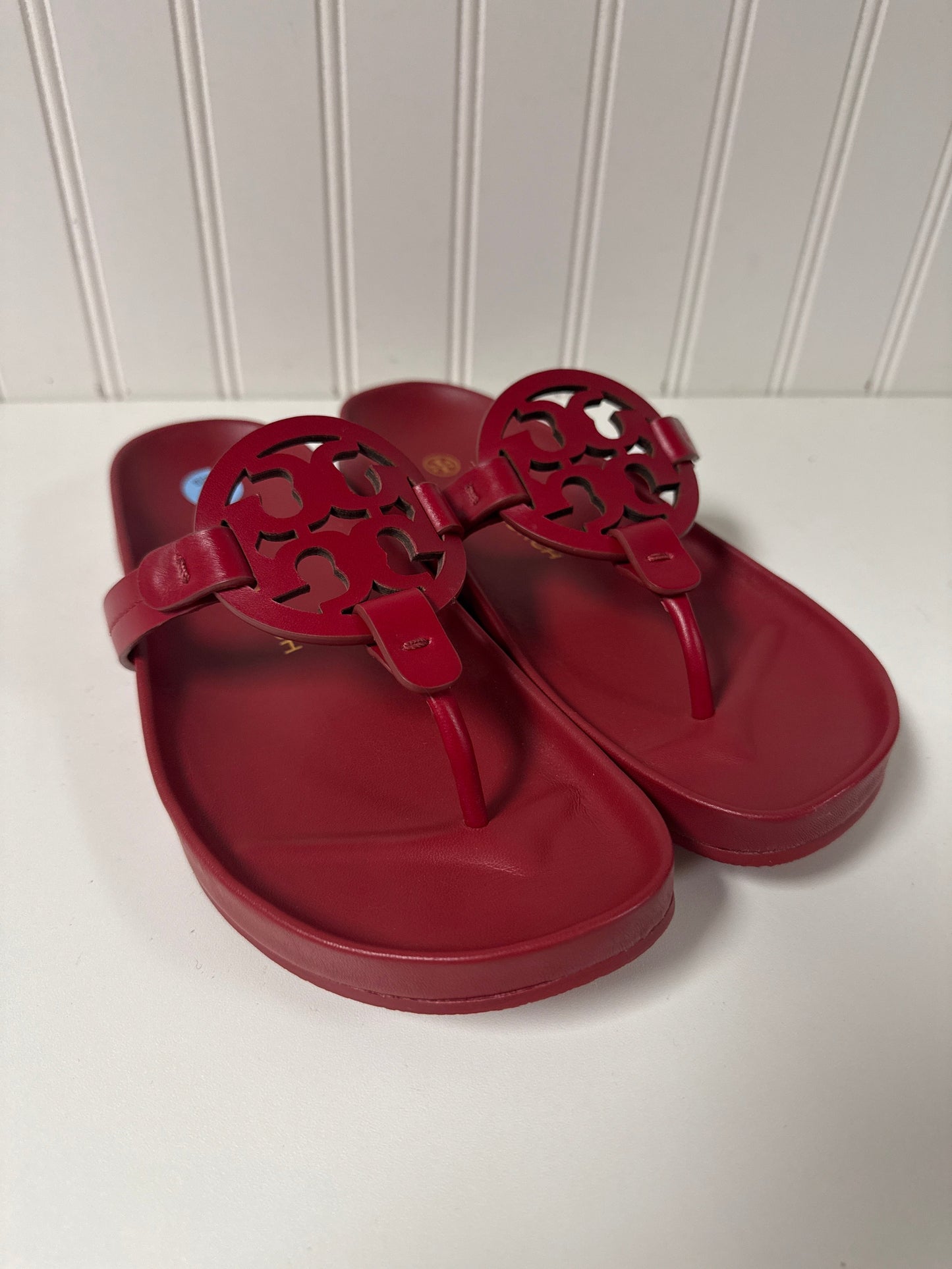 Sandals Designer By Tory Burch In Red, Size: 6