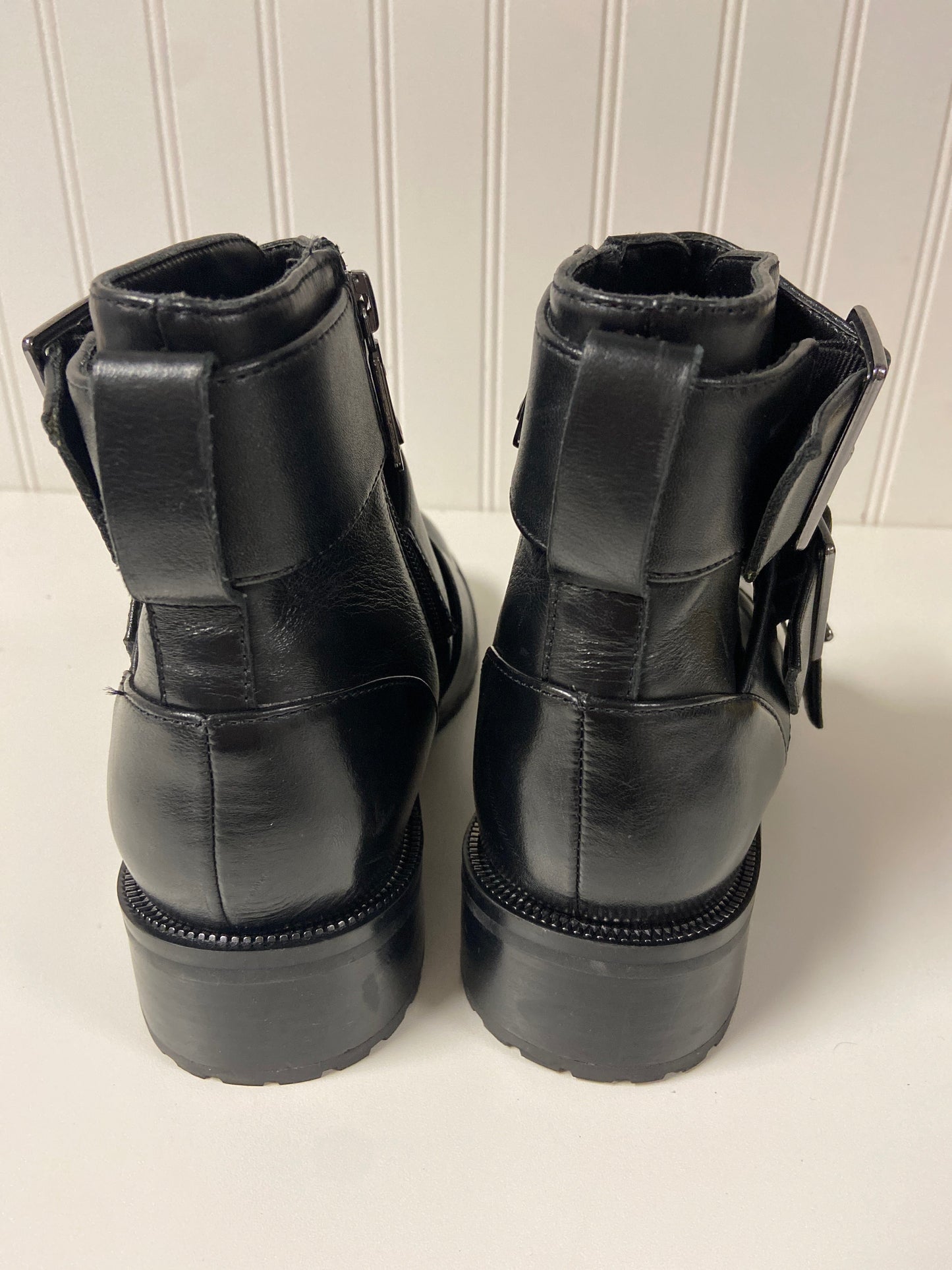 Boots Ankle Heels By Blondo In Black, Size: 6.5