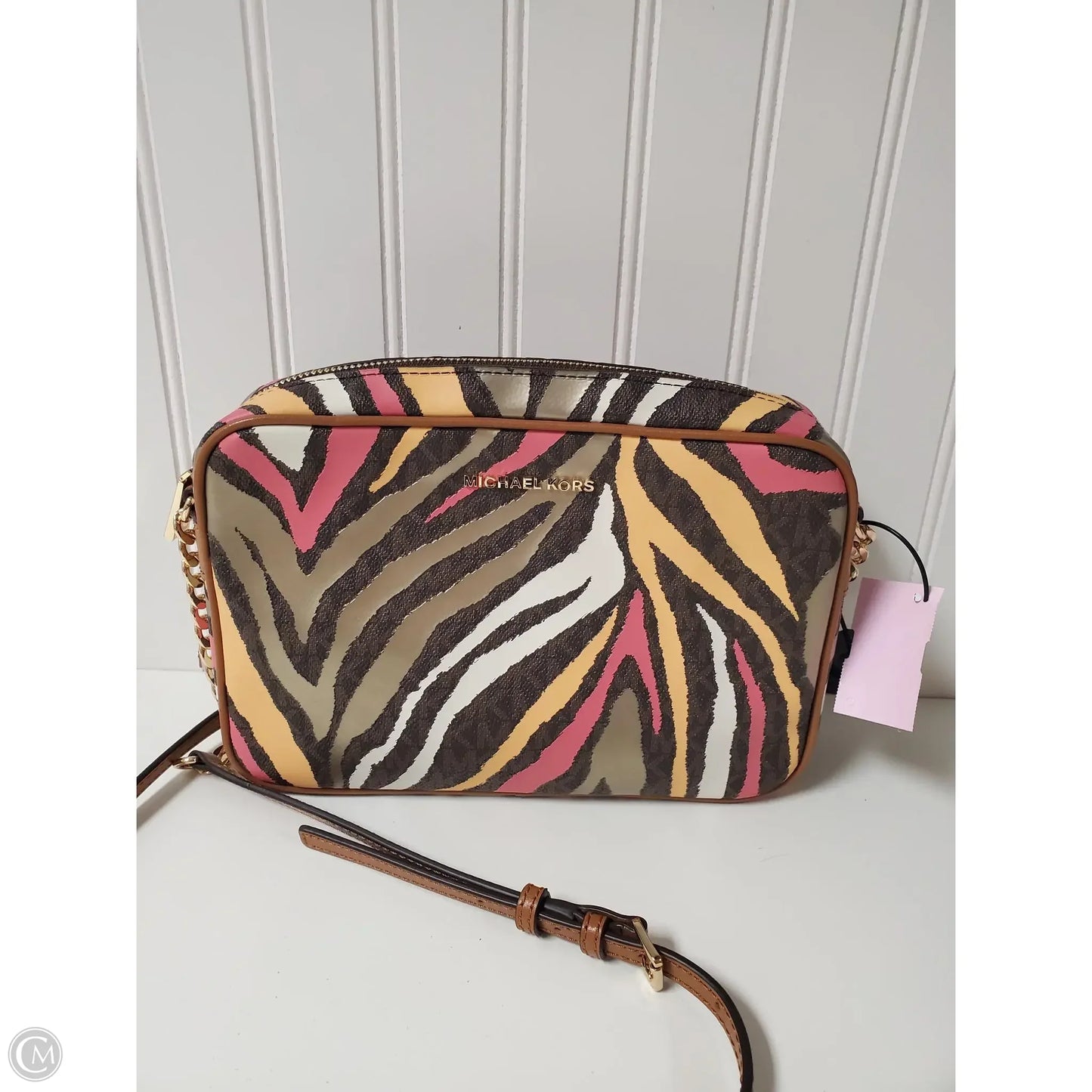 Crossbody Designer By Michael Kors, Size: Medium