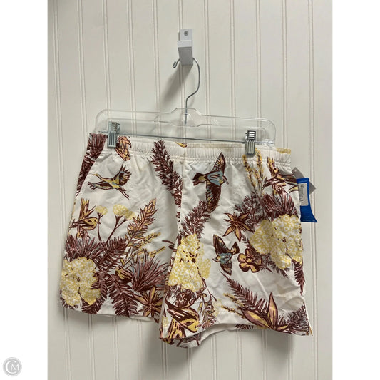 Athletic Shorts By Columbia In Floral Print, Size: M
