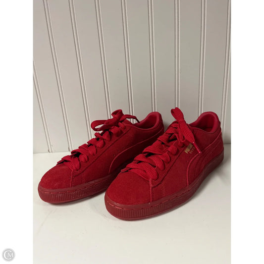 Shoes Sneakers By Puma In Red, Size: 6
