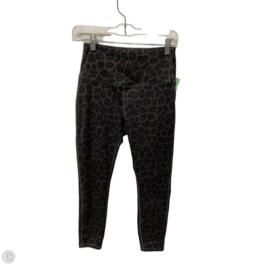 Athletic Leggings By Move Theology In Leopard Print, Size: M