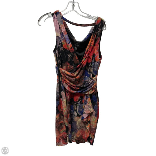 Dress Casual Midi By Adrianna Papell In Multi-colored, Size: 8