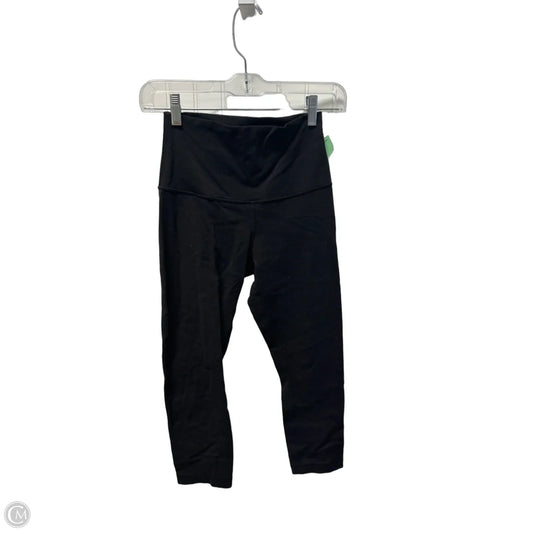 Athletic Leggings Capris By Lululemon In Black, Size: Xs