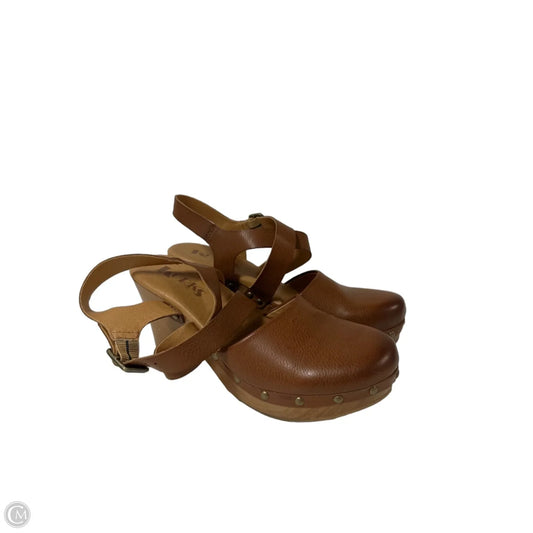 Shoes Heels Block By Korks In Brown, Size: 7.5