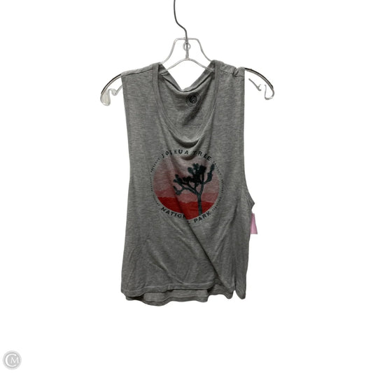 Top Short Sleeve By Clothes Mentor In Grey, Size: L