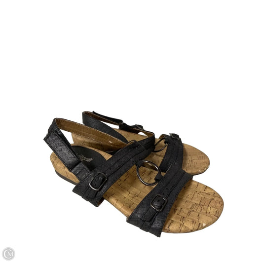 Sandals Flats By Jaclyn Smith In Black, Size: 7