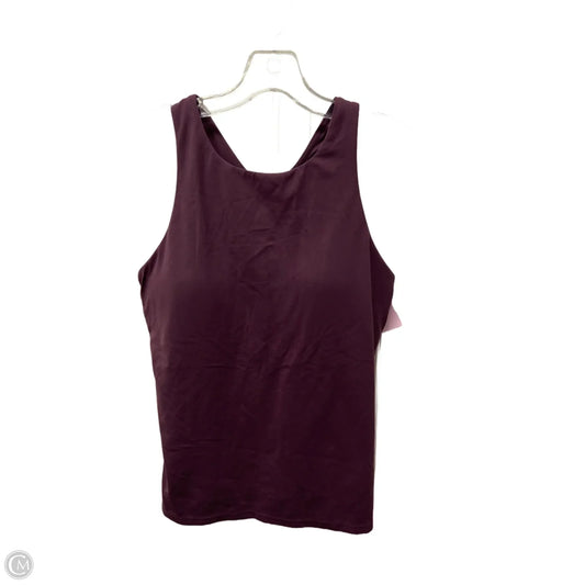 Athletic Tank Top By Clothes Mentor In Purple, Size: M