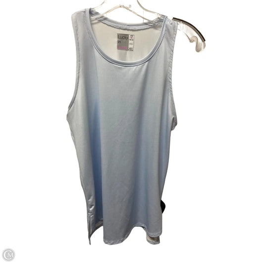 Athletic Tank Top By Lucky In Love In Blue, Size: M