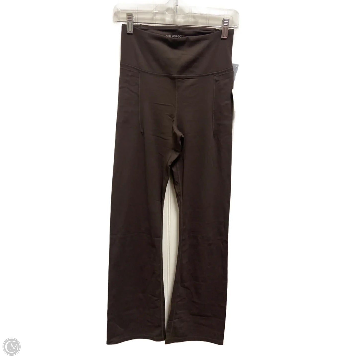 Athletic Leggings By Jockey In Brown, Size: S