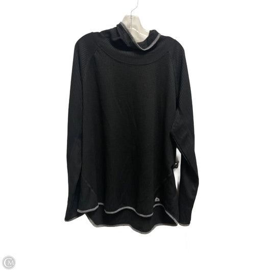 Athletic Top Long Sleeve Crewneck By Rbx In Black, Size: 3x