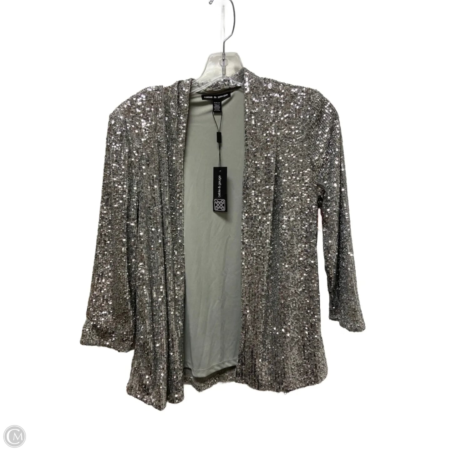 Jacket Other By Cable And Gauge In Silver, Size: S