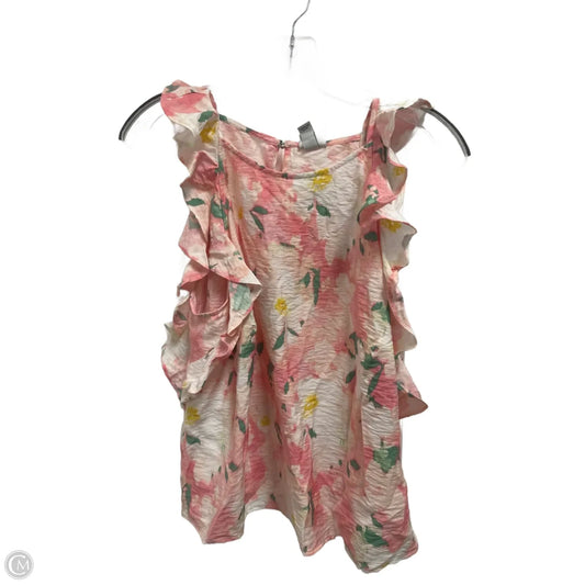 Top Sleeveless By A New Day In Pink, Size: L