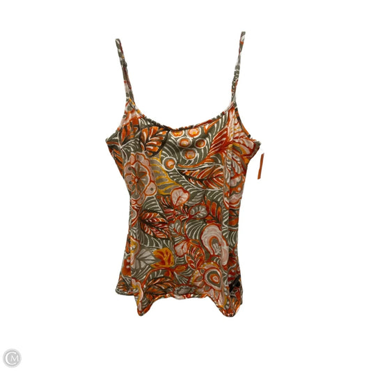 Top Sleeveless By Loft In Floral Print, Size: M