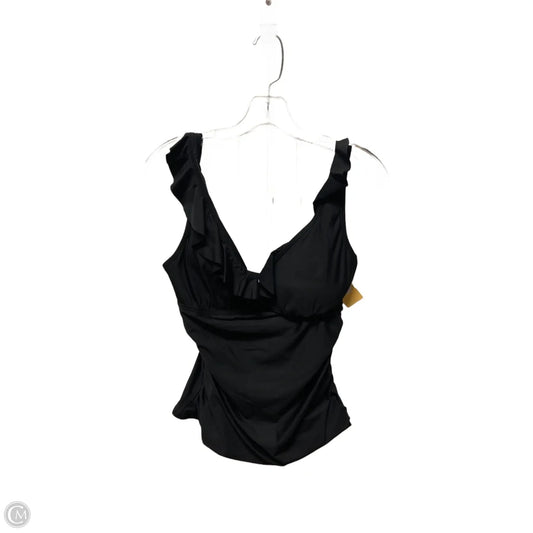 Swimsuit Top By Dkny In Black, Size: M