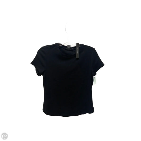 Top Short Sleeve By Tahari In Black, Size: M