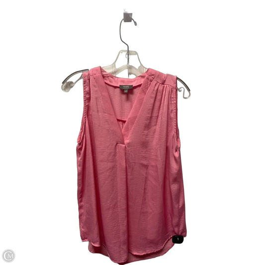 Top Sleeveless By Clothes Mentor In Pink, Size: M