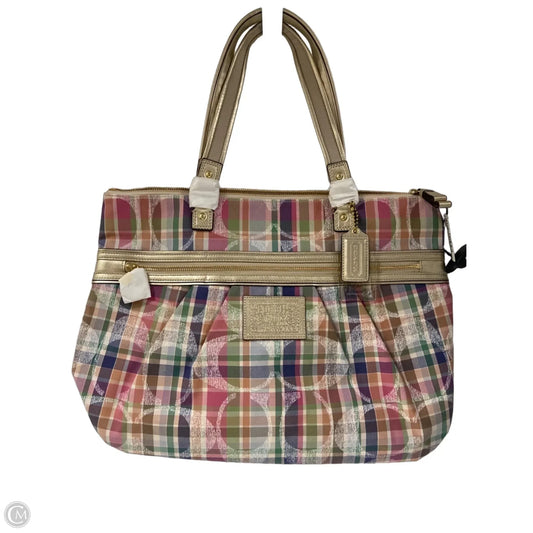 Handbag Designer By Coach, Size: Large