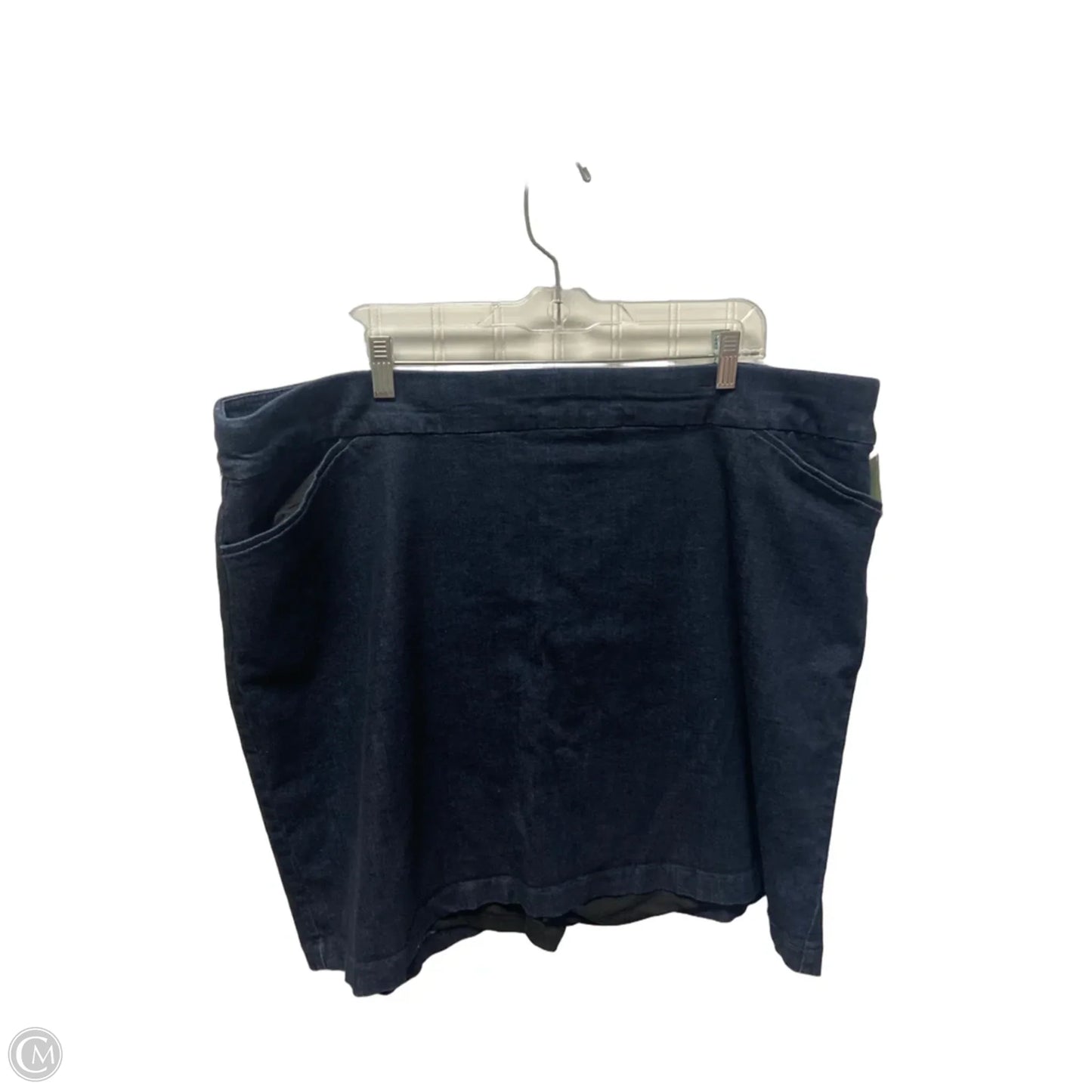 Skirt Midi By Croft And Barrow In Blue, Size: 24