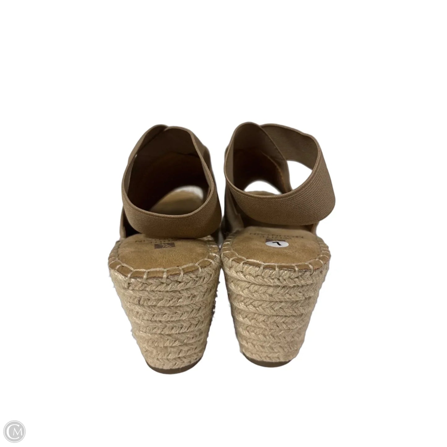 Sandals Heels Wedge By White Mountain In Brown, Size: 7