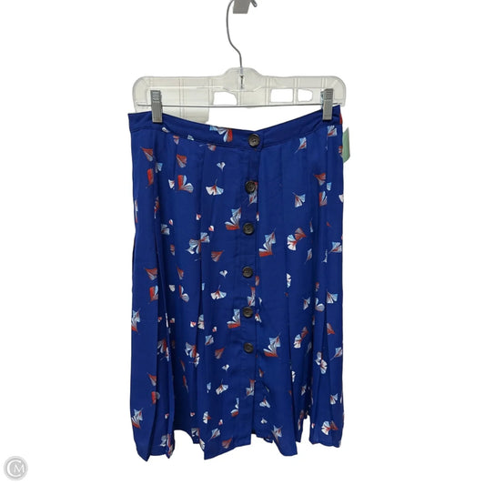 Skirt Maxi By Banana Republic In Blue, Size: 8