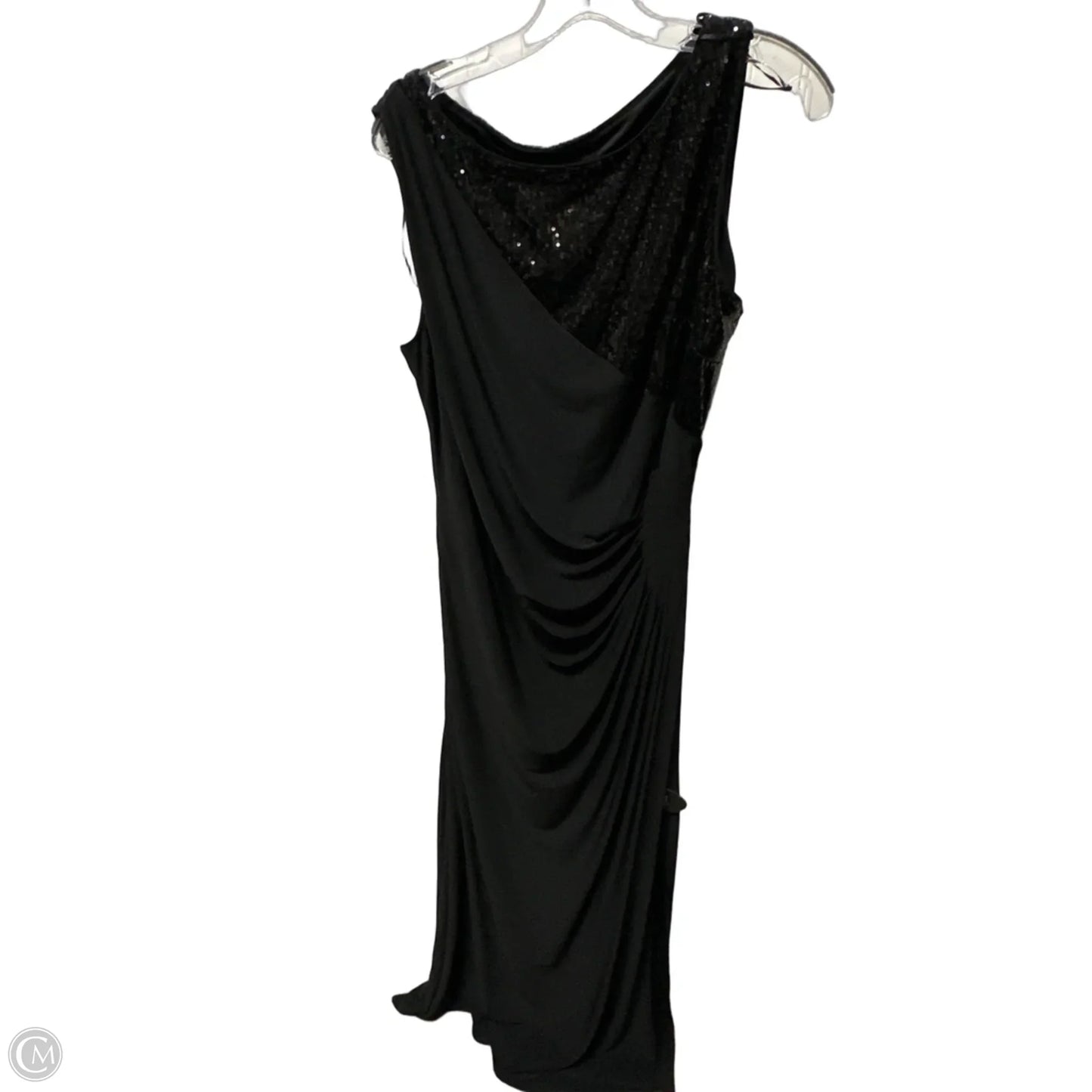 Dress Party Long By R And M Richards In Black, Size: Xl