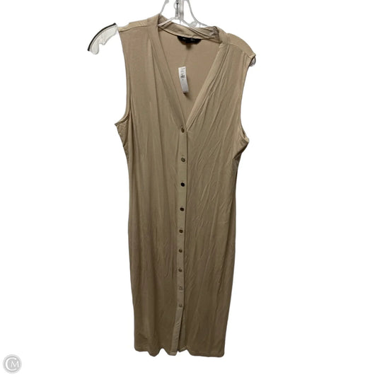 Dress Casual Maxi By Banana Republic In Brown, Size: M
