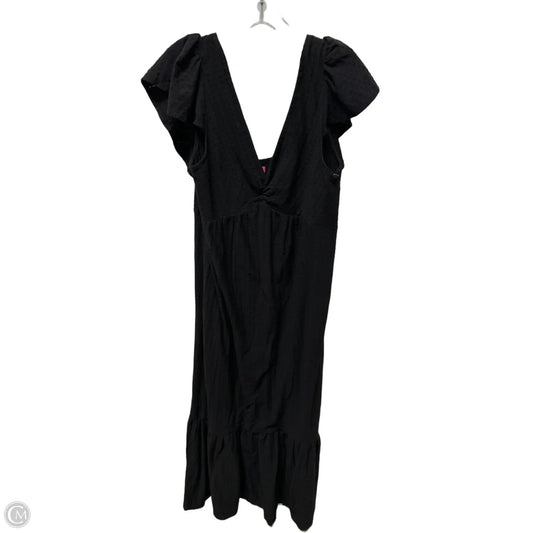 Dress Casual Maxi By Betsey Johnson In Black, Size: L