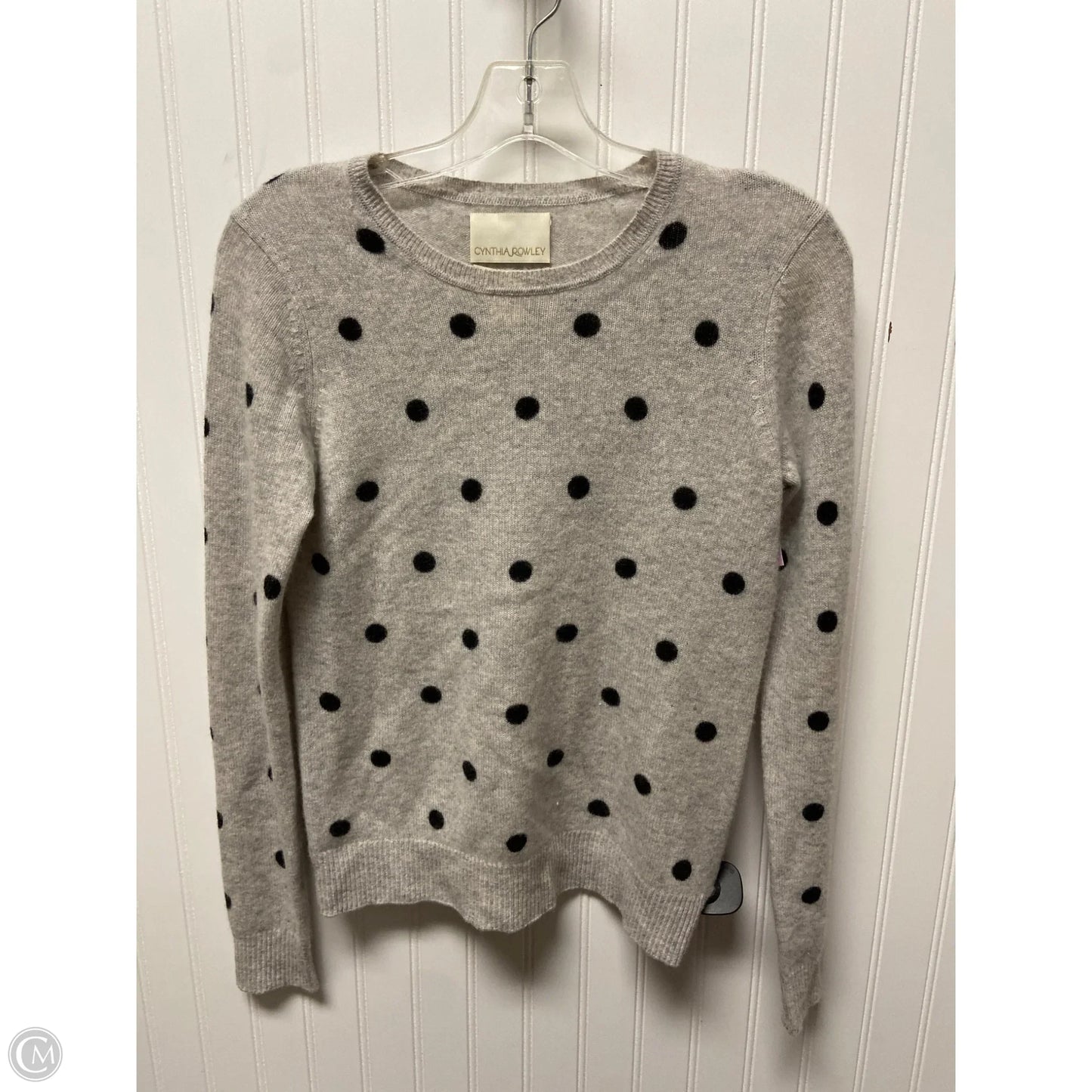 Sweater Cashmere By Cynthia Rowley In Grey, Size: Xs
